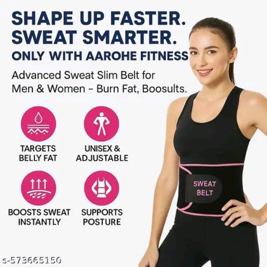 Sweat Belt for Waist | Imported Quality | Adjustable Size