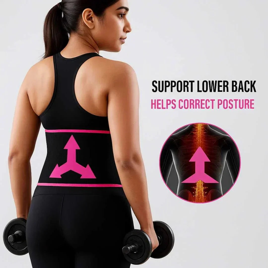 Sweat Belt for Waist | Imported Quality | Adjustable Size