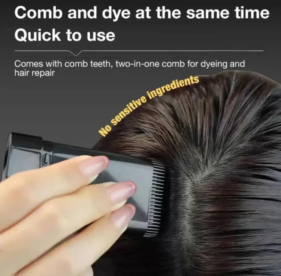 Instant Hair Comb Dye | Water And Sweat Proof