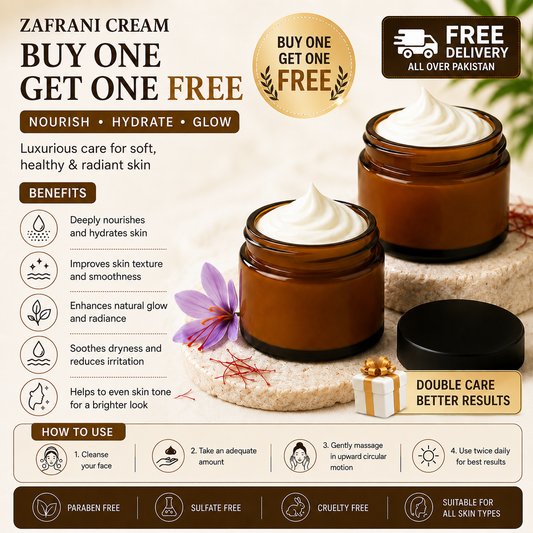 Buy one Get one Free - Zafrani Whitening Beauty cream | Results in 7 Days