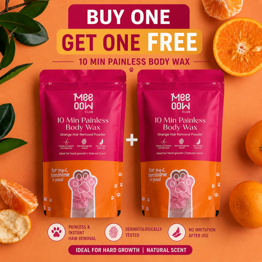 Buy one Get one Free | Meow Body Hair Removal bikini Wax powder