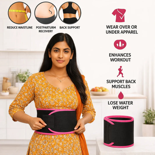 Sweat Belt for Waist | Imported Quality | Adjustable Size