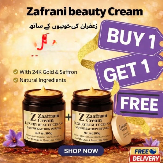 Ramadan Sale Buy one Get one Free Zafrani Glow & White Cream