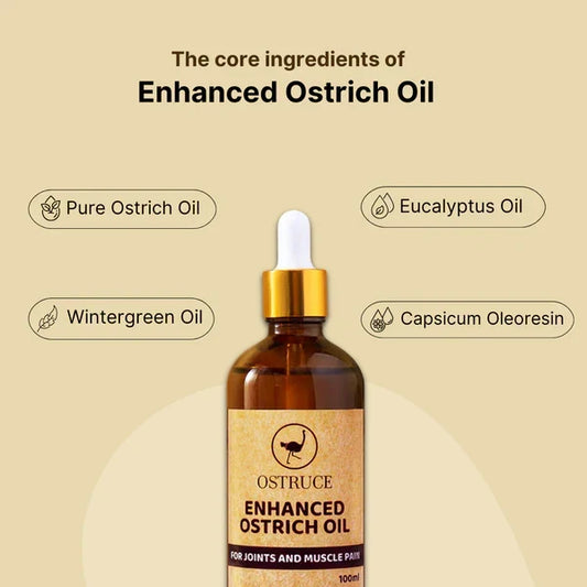 OSTRUCE ™ Enhanced Ostrich Oil – Premium Massage & Body Care Oil